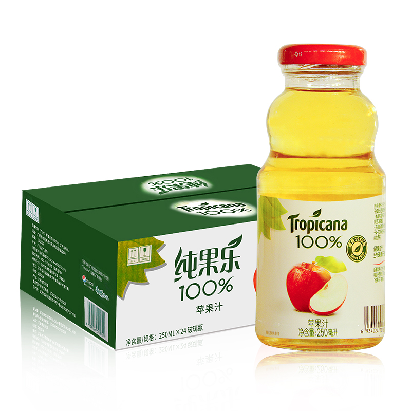 纯果乐100%苹果汁250ml*24瓶 玻璃瓶整箱 纯果汁饮料北京包邮|msdalam kategori kopi/oatmeal/Dibancuh ke dalam teh, minuman, Buah-buahan dan sayur-sayuran jus, buah-buahan dan sayur-sayuran tulen jus - dari Buy2taobao.com untuk memberikan perkhidmatan ejen Taobao profesional membeli