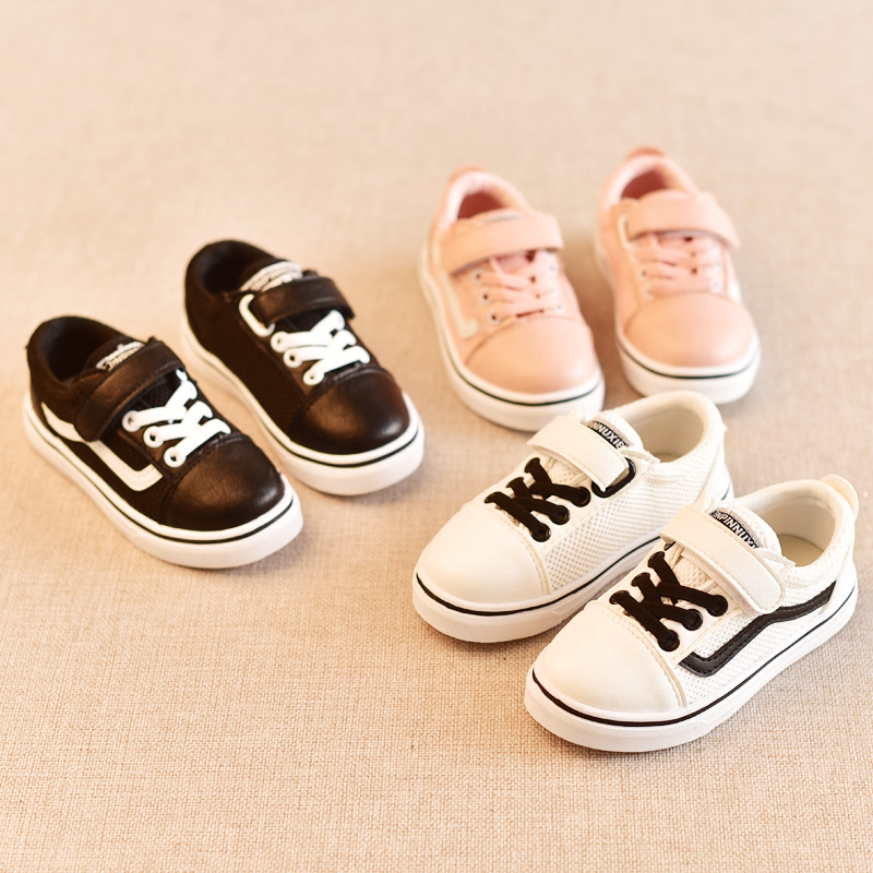 2018 Spring new pattern children gym shoes Boy girl skate shoes ventilation Mesh shoes White shoes Korean Edition leisure timein the Shoes/Baby Shoes/Parent-child shoes , Skate shoes category - from Buy2taobao.com to provide professional Taobao agent buy service