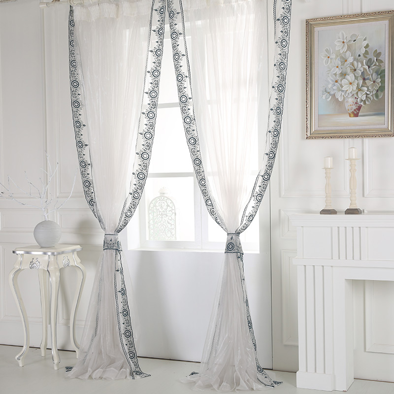 Hua Hin French romantic Window screening curtain white Embroidery Shalian Embroidery Lace bedroom Windows balcony customized modernin the Home Fabric , Curtains and curtain accessories , Custom curtains category - from Buy2taobao.com to provide professional Taobao agent buy service