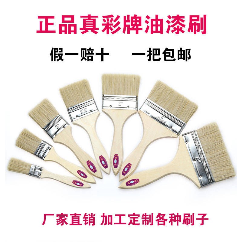 真彩油漆刷长毛加厚毛刷子 工业用 不掉毛猪毛刷猪鬃烧烤刷棕毛刷在类目 五金/工具, 手动工具, 其他手动工具, 油漆刷/滚筒中 - 来自Buy2taobao.com提供专业的淘宝代购服务