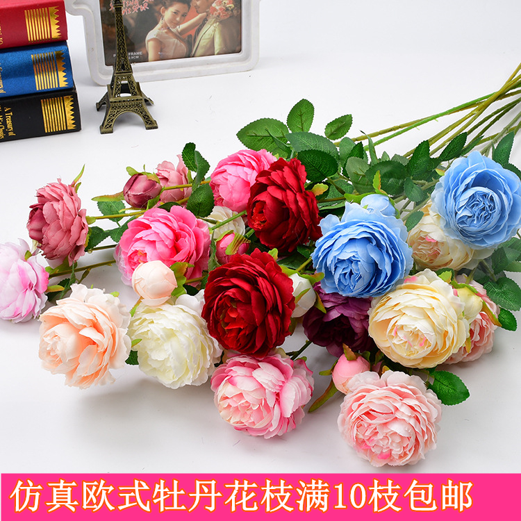 Western rose Artificial Flower suit Yang Peony Bouquet of flowers Wedding celebration decorate travel permit Man-made Artificial flower Studio Decorative Deskin the Flower delivery/Flowers simulation/Plants gardening , Wedding flower arrangement , Other category - from Buy2taobao.com to provide professional Taobao agent buy service