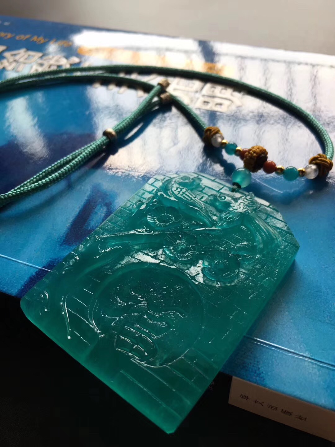 这块雕工很有意义呢 寓意极好 喜上眉梢,双喜临门,福到家院|msdalam kategori Aksesori/Barang Kemas Fesyen, loket/loket - dari Buy2taobao.com untuk memberikan perkhidmatan ejen Taobao profesional membeli