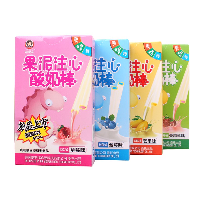 Shang Mu Ge 80 Fruit puree Yogurt stick milk Vitamin C Prebiotics baby snacks Complementary foodin the Snacks/Nuts/Specialty , Cheese/Dairy/, Inner Mongolia cheese category - from Buy2taobao.com to provide professional Taobao agent buy service