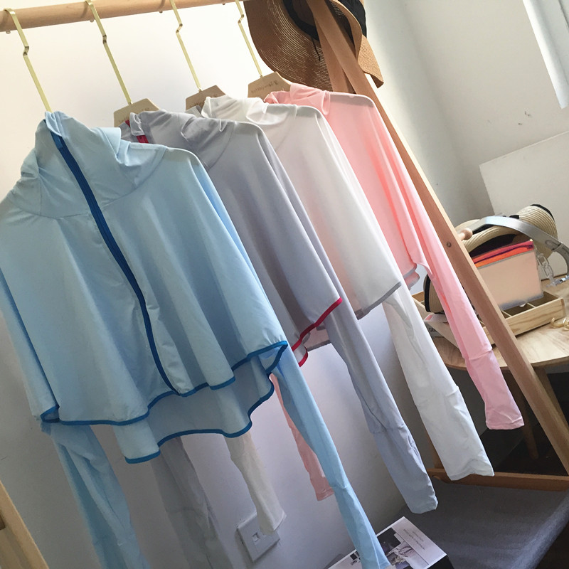 bottleyan~ 防晒衣女夏季轻薄短款长袖连帽户外开车防紫外线宽松|ruв категории Женская одежда, короткое пальто - от Buy2taobao.com для оказания профессиональной услуги покупки агента Taobao