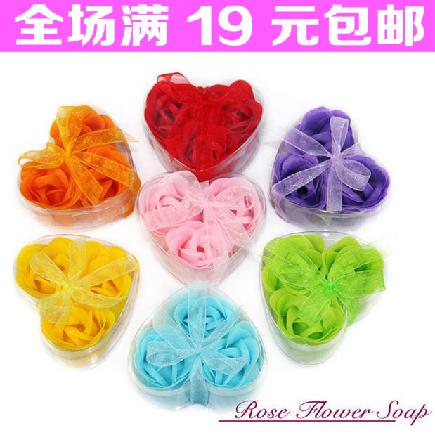 romantic heart-shaped Rose soap flower Take it with you Wash your hands take a shower Soap Tablets 369 Soap flakesin the Home accessories , Creative Jewelry , Variety shape soap category - from Buy2taobao.com to provide professional Taobao agent buy service