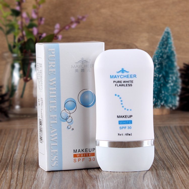 包郵 正品美茜兒MAYCHEER 嫩白粉底液 保濕控油遮瑕 40ml在類目 彩妝/香水/美妝工具, 粉底液/膏中 - 來自Buy2taobao.com提供專業的淘寶代購服務
