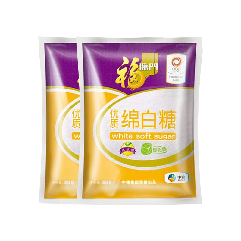 Fortune high quality Soft white sugar 405g*2 bag Baking ingredients kitchen Sugar Condiment COFCO Publisherin the Agri rice/Dried foods/Condiment , Condiment/Jam/Salad , Daily spices , Sugar category - from Buy2taobao.com to provide professional Taobao agent buy service