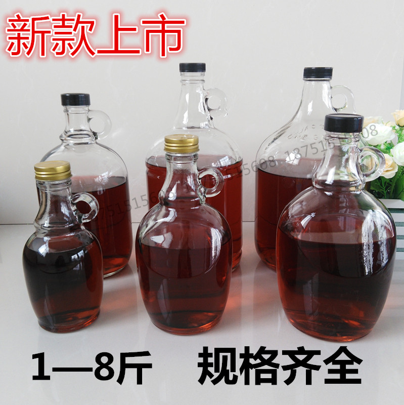 包邮大号美国加州款密封玻璃红酒瓶米酒瓶玻璃空瓶葡萄酒自酿容器在类目 餐饮具, 酒壶/酒杯/酒具, 家用酒壶中 - 来自Buy2taobao.com提供专业的淘宝代购服务