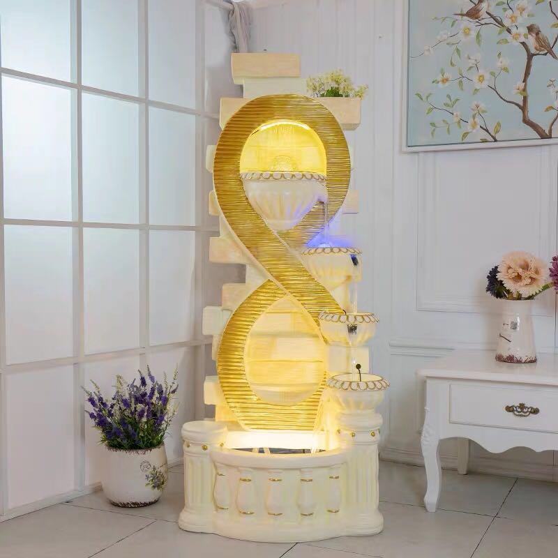 Rockery European style Lucky Flowing water Decoration humidifier fountain Home Furnishing ornament indoor a living room Pisciculture to ground Decorationin the Accessories/Fashion Jewelry, Other Jewelry category - from Buy2taobao.com to provide professional Taobao agent buy service