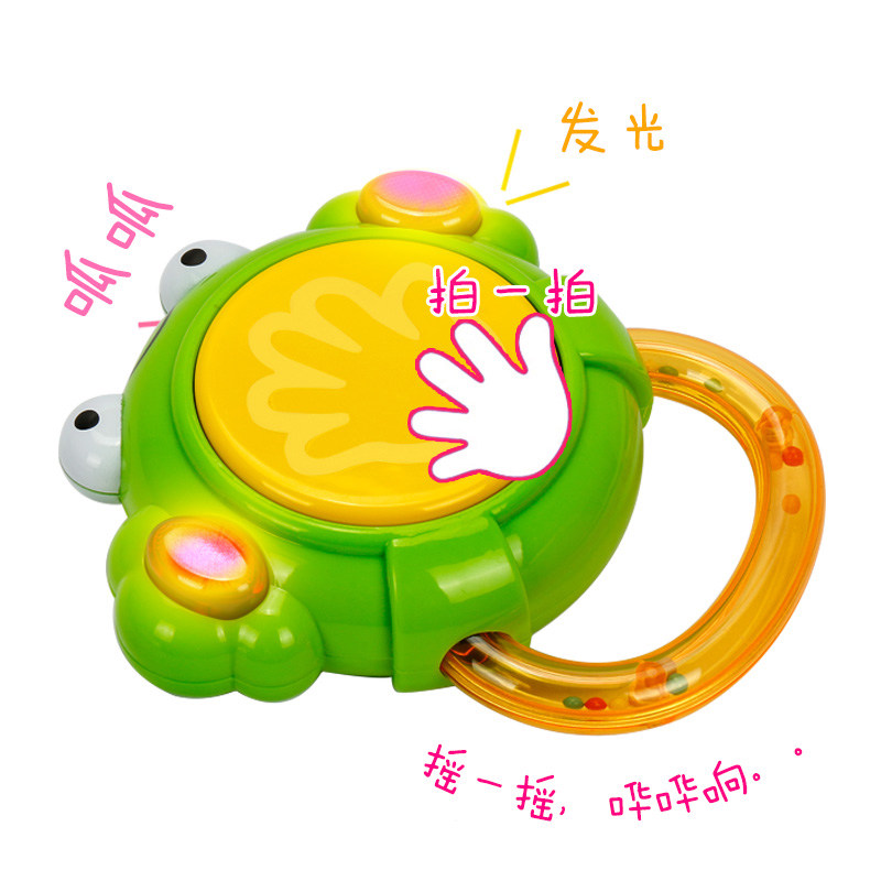 澳贝青蛙小鼓463430奥贝宝宝音乐拍拍鼓手拍鼓婴儿电动小玩具早教在类目 玩具/童车/益智/积木/模型, 音乐玩具/儿童乐器, 电动手拍鼓中 - 来自Buy2taobao.com提供专业的淘宝代购服务