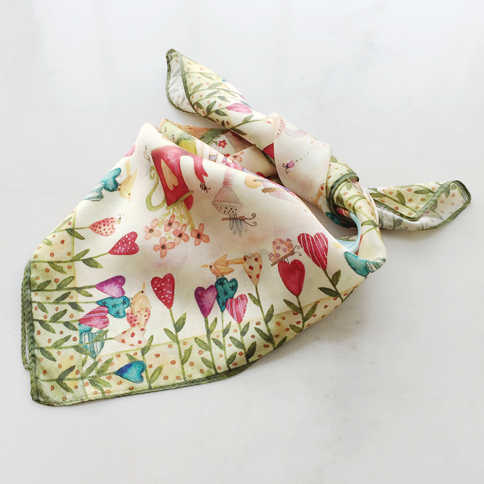 Cartoon Playful mulberry silk 12 Mumi Silk small square men and women Children's Scarves Parenting baby Silk scarfin the Children/Baby/Family fitted , Hat/Muffler/Masks/Gloves/Earmuffs/Booties , Muffler category - from Buy2taobao.com to provide professional Taobao agent buy service