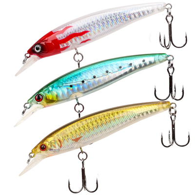 钓之屋 DW11-F95mm/9g/潜深1米 米诺路亚饵 假饵 鱼饵鲈鱼饵