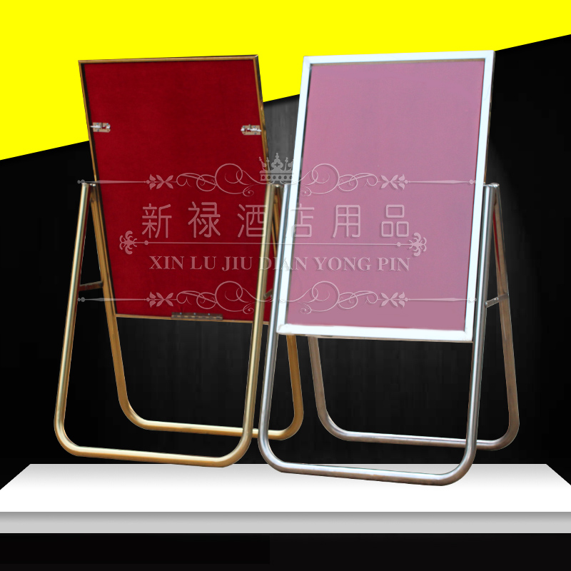 不鏽鋼折疊廣告牌L腳立式海報水牌展示展覽迎賓牌酒警告示牌在類目 商業/辦公傢俱, 城市傢俱, 信息服務設施, 廣告牌中 - 來自Buy2taobao.com提供專業的淘寶代購服務