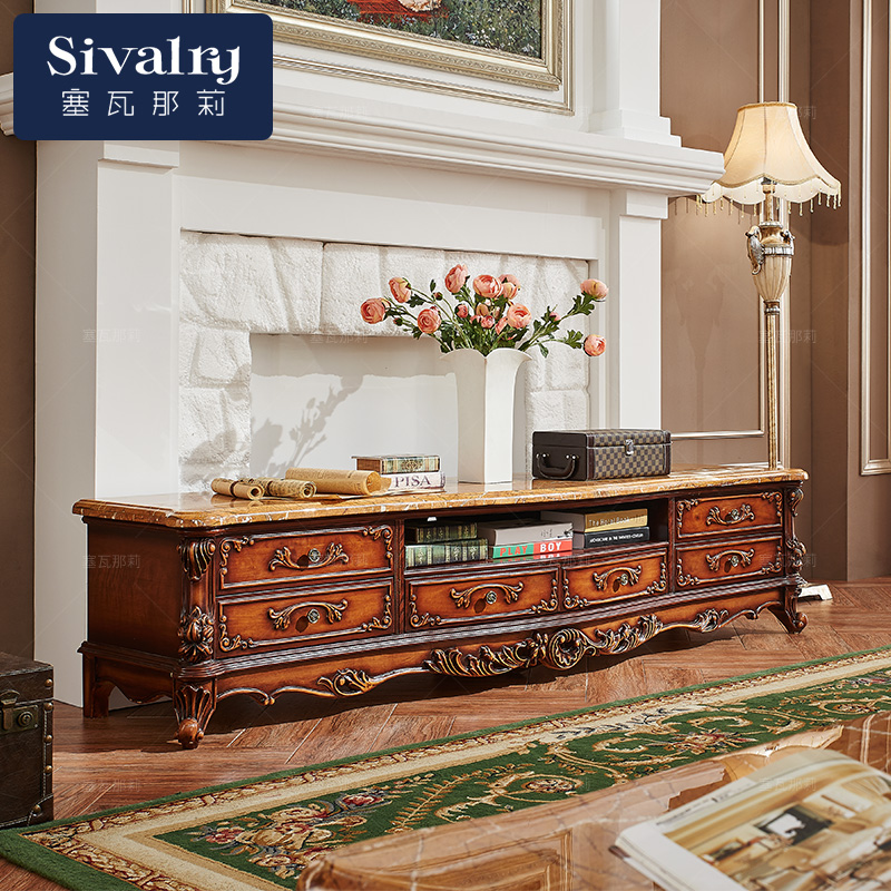 Ceiba that Li European style Marble TV cabinet a living room solid wood television Wall cabinet Carved Cabinet combination J1in the Residential furniture , Cabinet , TV cabinet category - from Buy2taobao.com to provide professional Taobao agent buy service