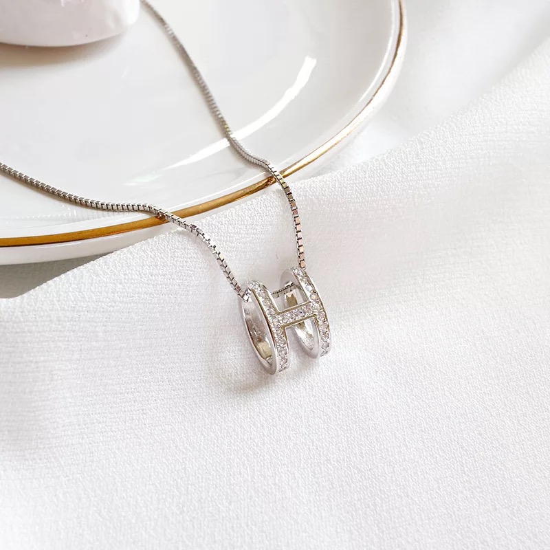 925 Sterling Silver zircon letter Necklace the republic of korea clavicle Simplicity Versatile temperament have cash less than that is registered in the accounts Necklace Pendantin the Accessories/Fashion Jewelry, Necklace category - from Buy2taobao.com to provide professional Taobao agent buy service