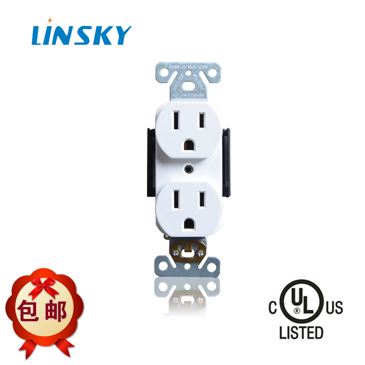 UL&CUL American Standard certification 15A125V American style Double socket Quick Connection SSRE-5in the Electronic/Electrician , Outlet , Switch Socket Set category - from Buy2taobao.com to provide professional Taobao agent buy service