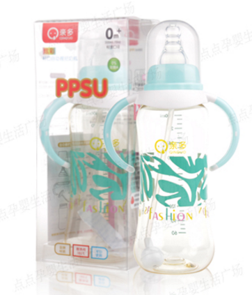 親多奶瓶標准口徑奶瓶300帶把柄吸管自動PPSU奶瓶塑料奶瓶4010在類目 尿片/洗護/餵哺/推車牀, 奶瓶/奶瓶相關, 奶瓶中 - 來自Buy2taobao.com提供專業的淘寶代購服務