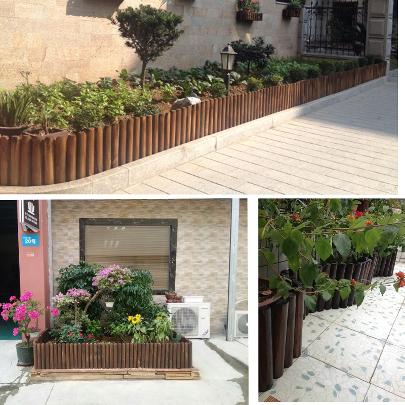 Carbonize Anticorrosive Roundwood Parterre courtyard fence enclosure guardrail Surrounded Flower pot outdoors Countryside solid wood Bamboo fencein the Flower delivery/Flowers simulation/Plants gardening , Gardening supplies , Large fence/Fences category - from Buy2taobao.com to provide professional Taobao agent buy service