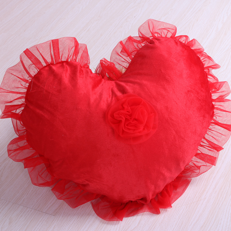 Korean Lace violet romantic bedding princess heart-shaped Pillows Coral Pillow candy Lumbar pillow pure cottonin the Home Fabric , Pillow/Pillow category - from Buy2taobao.com to provide professional Taobao agent buy service