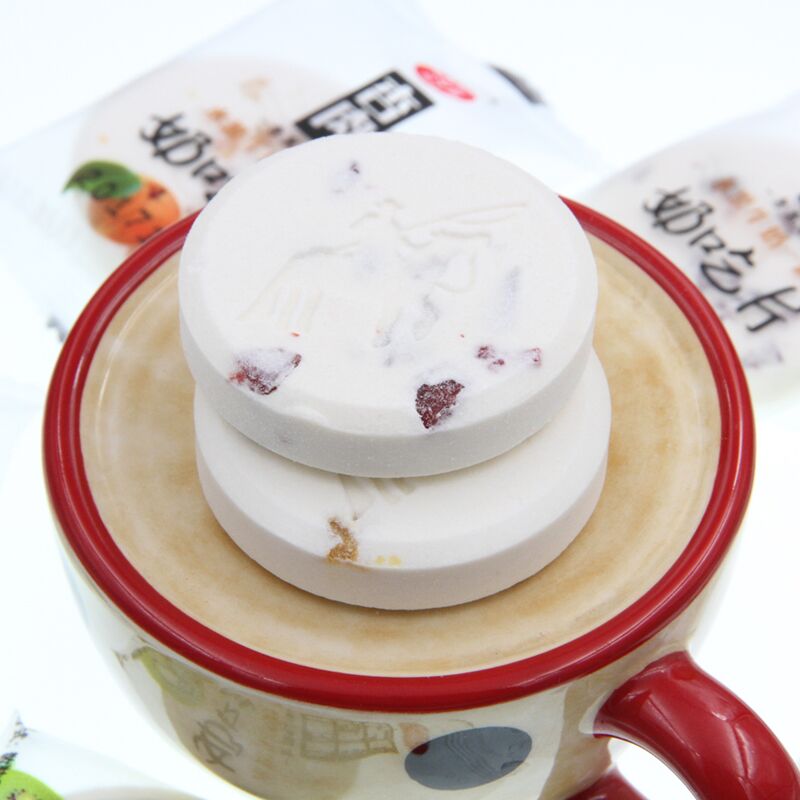 塞外怡園奶吃片250g真果粒蔓越莓杏肉榴蓮牛奶片奶貝幹吃奶片零食在類目 零食/堅果/特產, 奶酪/乳製品/, 奶片中 - 來自Buy2taobao.com提供專業的淘寶代購服務