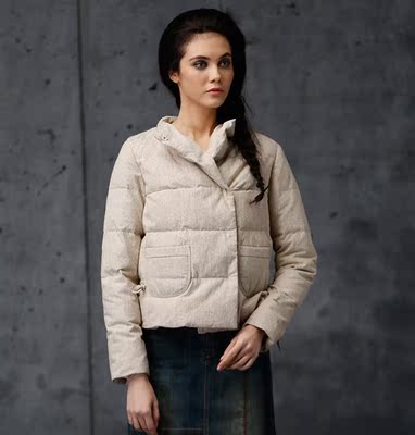 达衣岩专柜正品代购2015新冬款女装羽绒服O3