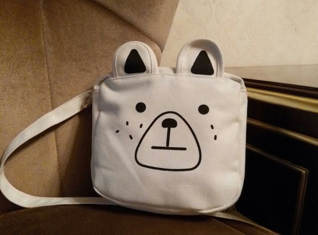 the republic of korea INS Soft sister girl lovely solar system Cartoon Little Bear vintage girl Canvas bag student Inclined shoulder bagin the Leather/Lady bags/Men's bag, Ms. bags category - from Buy2taobao.com to provide professional Taobao agent buy service