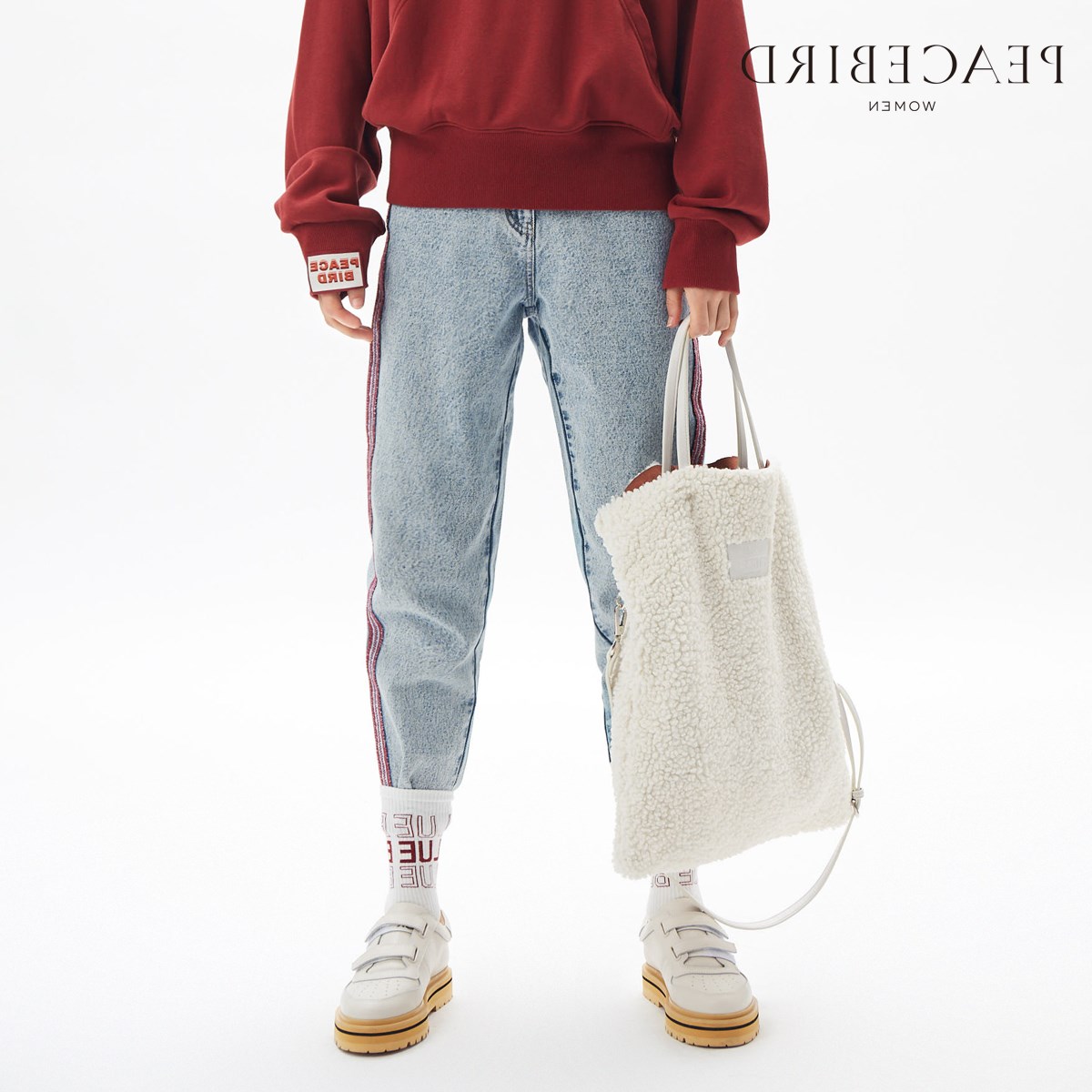 【商场同款】女装春季2019新款撞色哈伦牛仔裤女A3HA91269|msdalam kategori Butik wanita / wanita, seluar jeans - dari Buy2taobao.com untuk memberikan perkhidmatan ejen Taobao profesional membeli