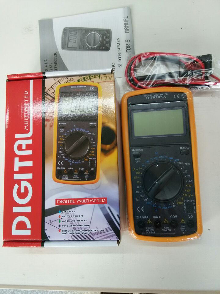 数字万用表DT9205A.2 带软护套 可测电容,质保一年在类目 五金/工具, 仪器仪表, 万用表中 - 来自Buy2taobao.com提供专业的淘宝代购服务