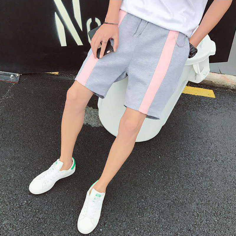 【满59包邮】2019夏装新款青少年学生港风潮运动裤男韩版休闲短裤在类目 男装, 休闲裤中 - 来自Buy2taobao.com提供专业的淘宝代购服务