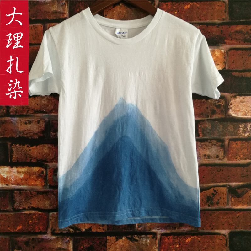兒童紮染T恤雲南大理白族手工紮染藍染衣服民族風純棉男女童上衣在類目 童裝/嬰兒裝/親子裝, T恤中 - 來自Buy2taobao.com提供專業的淘寶代購服務