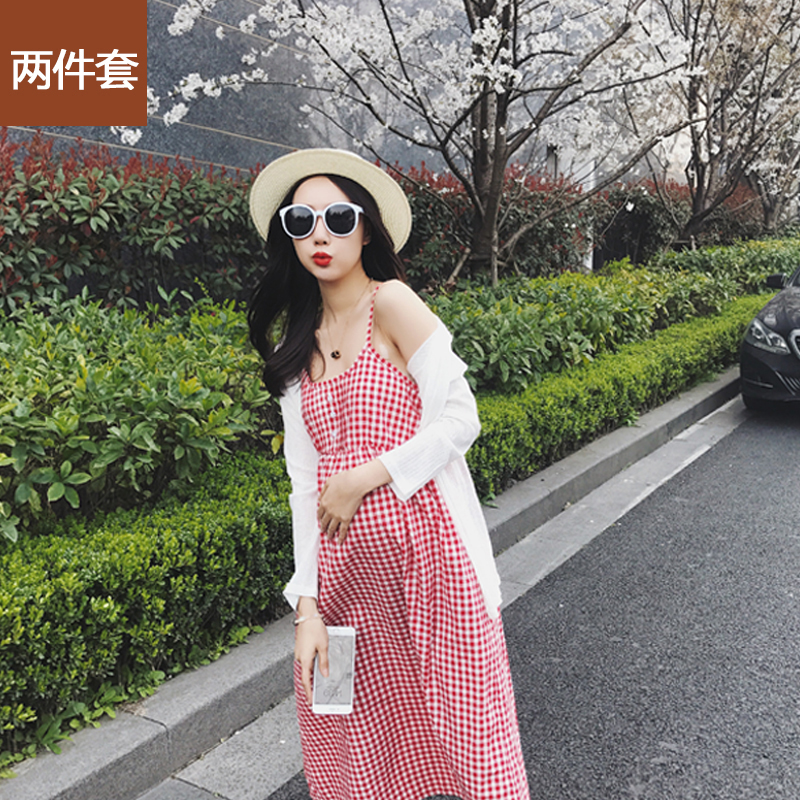 孕妇装夏装套装时尚款2018新款孕妇宽松中长款连衣裙潮妈两件套夏在类目 孕妇装/孕产妇用品/营养, 孕妇装, 连衣裙中 - 来自Buy2taobao.com提供专业的淘宝代购服务