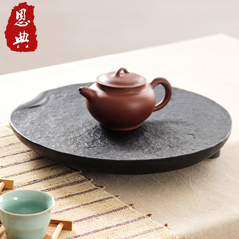 乌金石茶盘整块办公家用小号天然石茶台椭圆黑金石茶台茶海|ruв категории посуда, чайный сервиз, чайный поднос - от Buy2taobao.com для оказания профессиональной услуги покупки агента Taobao
