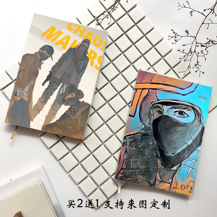 彩虹六号6号游戏周边笔记本创意礼品学生日记本胶套记事簿包邮在类目 模玩/动漫/周边/cos/桌游, 游戏实物周边中 - 来自Buy2taobao.com提供专业的淘宝代购服务