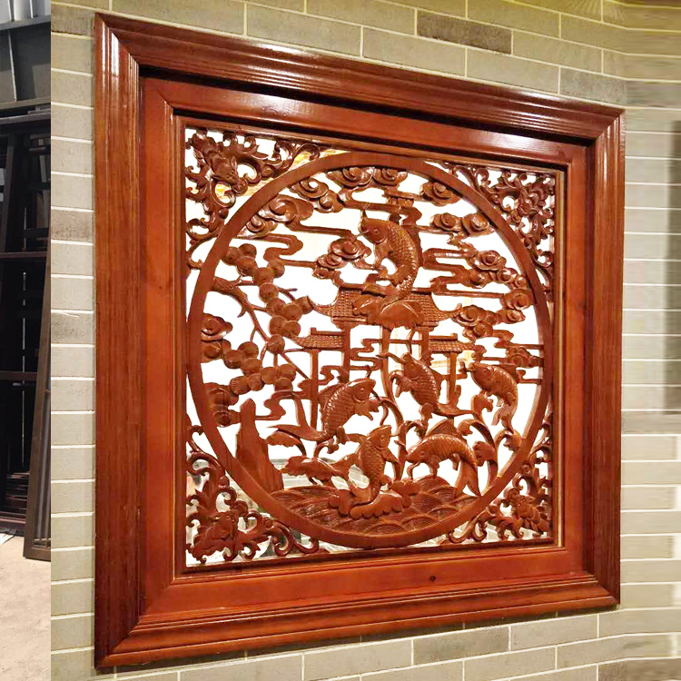 Dongyang wood carving New products circular Pendant Wall hanging Xiang Zhangmu Entrance Chinese style To fake something antique Renovation Arts and Crafts squarein the Home accessories , Carving , Woodcarving category - from Buy2taobao.com to provide professional Taobao agent buy service