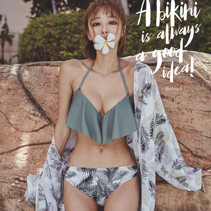 新品韩国分体比基尼大小胸聚拢性感挂脖分体泳衣温泉bikini三件套在类目 运动/瑜伽/健身/球迷用品, 游泳, 比基尼中 - 来自Buy2taobao.com提供专业的淘宝代购服务
