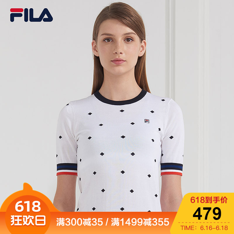 FILA斐樂女編織衫新款休閑運動簡約大方女上衣|F11W831404F在類目 運動服/休閒服裝, 運動毛衣/線衫中 - 來自Buy2taobao.com提供專業的淘寶代購服務