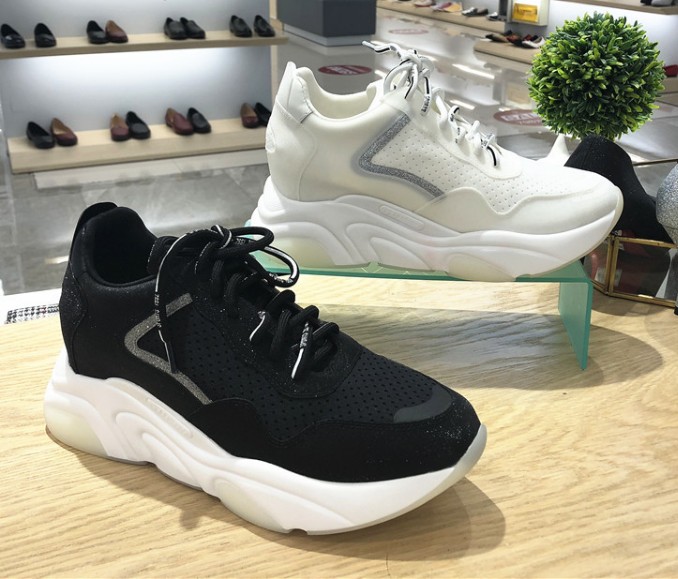 2019 brand Spring Market Same item new pattern Stretch fabric The thickness of the bottom Sporty White shoes BYU26in the Women's Shoes, Low shoes category - from Buy2taobao.com to provide professional Taobao agent buy service