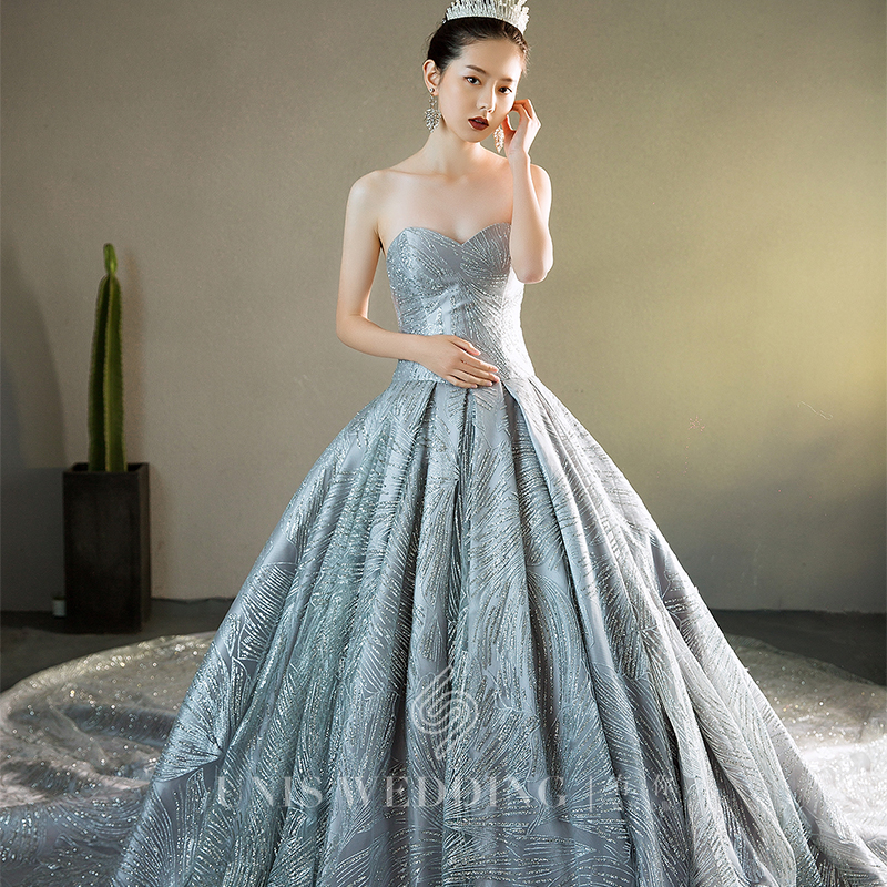 I have your wedding dress.<starry sky>personality grey Ceremony court Self cultivation Tailing temperament Wedding dress undergarment covering the chest and abdomen Show thinin the Women's clothing/Boutique , Wedding/Cheongsam/Formal dress , Wedding category - from Buy2taobao.com to provide professional Taobao agent buy service