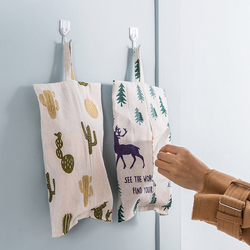 Cartoon Cotton linen Hanging Towel sets Pumping bag TOILET kitchen a living room Tissue pack lovely Tissue boxin the Storage consolidation , Home Storage appliances , Pouch , Towel sets category - from Buy2taobao.com to provide professional Taobao agent buy service
