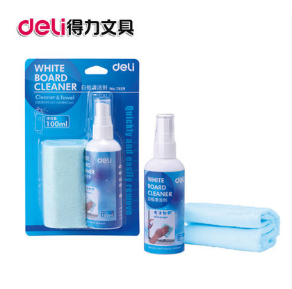 得力7859 白板清洁剂套装 白板清洗剂 清洁布|msdalam kategori Kamus elektronik/buku kertas elektronik/alat tulis, demonstrasi pengajaran/bekalan notis paparan, pemadam - dari Buy2taobao.com untuk memberikan perkhidmatan ejen Taobao profesional membeli