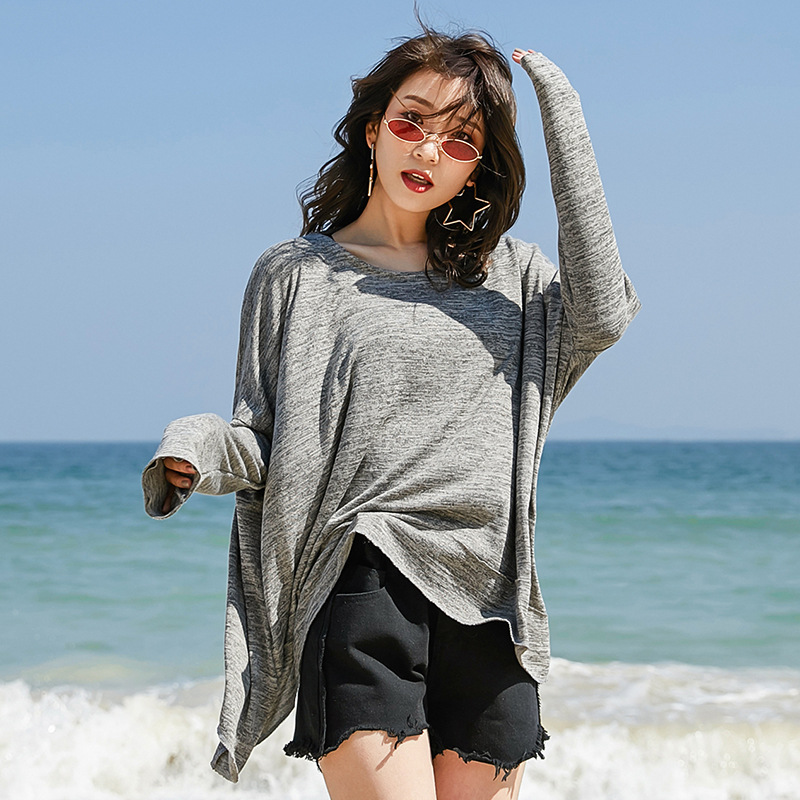 Seaside on vacation Sandy beach coat Backless Bikini Smock Long sleeve hot spring Swimming suit Thin section Sunscreenin the Women's clothing/Boutique , Lace shirt/Chiffon shirt category - from Buy2taobao.com to provide professional Taobao agent buy service
