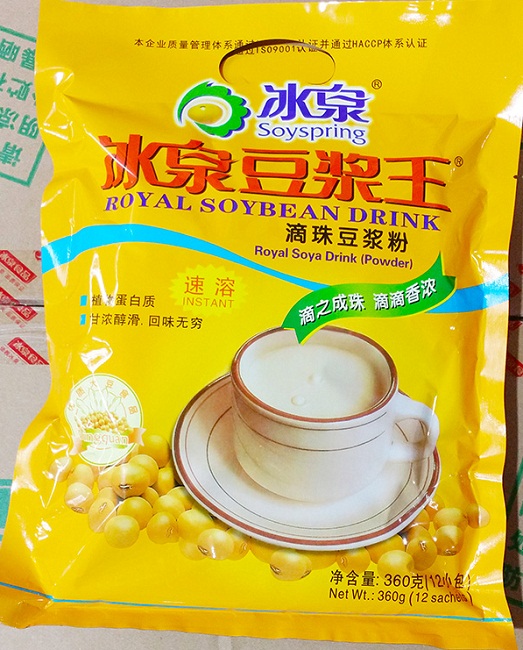 冰泉豆浆王360g正品经典滴珠醇香速溶豆浆粉营养早餐满48包邮在类目 咖啡/麦片/冲饮, 藕粉/麦片/冲饮品, 豆浆中 - 来自Buy2taobao.com提供专业的淘宝代购服务
