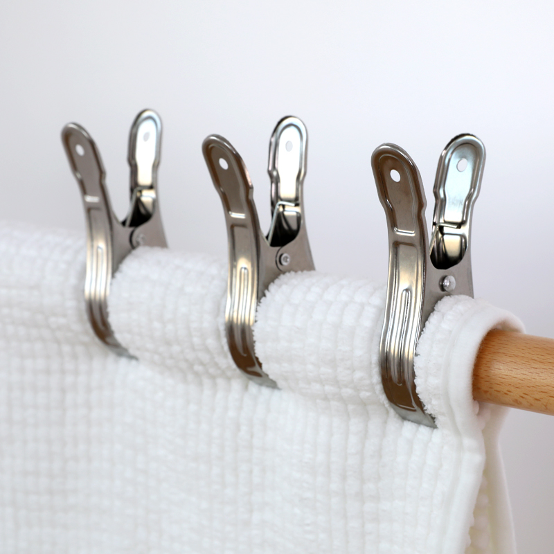 Stainless steel quilt with cotton wadding Clamp Sun caught Clothespins Windbreak coat hanger clothes Clothing support quiltin the Storage consolidation , Wash clothing/Sun/Care Products , Clip category - from Buy2taobao.com to provide professional Taobao agent buy service