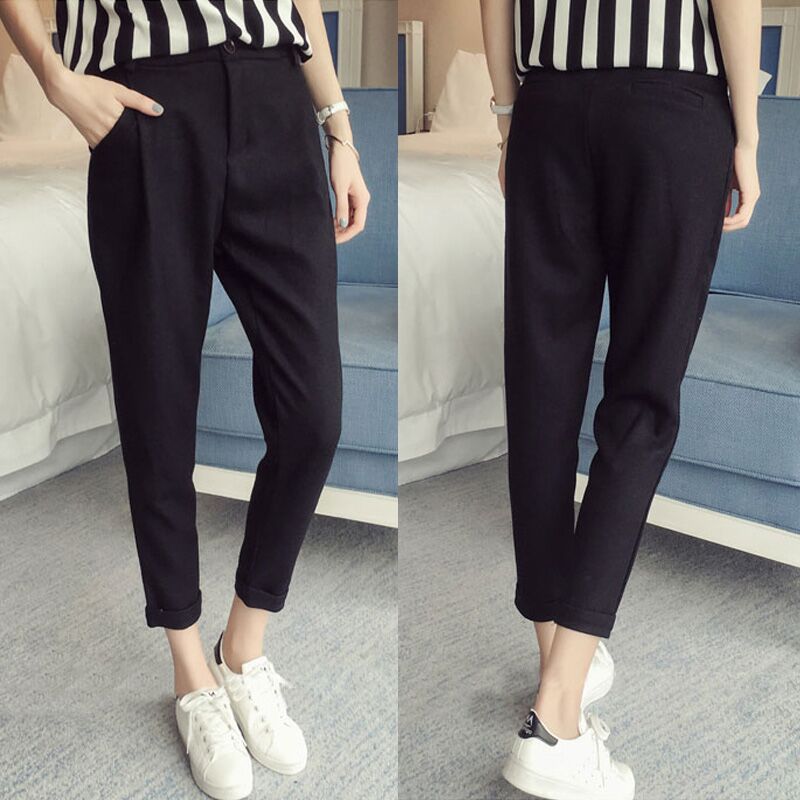 XL pants 200 spring clothes Korean Edition Easy Haren pants mm Business Suits Western-style trousers Feet Ninth pantsin the Women's clothing/Boutique , Pants , Casual pants category - from Buy2taobao.com to provide professional Taobao agent buy service