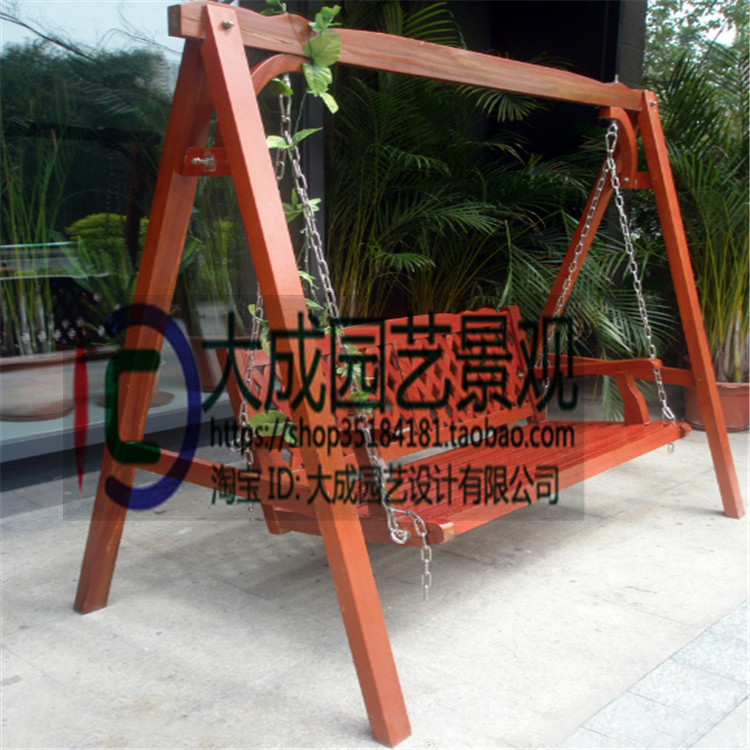 Manufactor Direct selling solid wood Swing Lifts courtyard balcony Rocking chair outdoors Swing Anticorrosive wood Double Rocking chair Can be customizedin the Residential furniture , Outdoor/Patio furniture , Outdoor Swing category - from Buy2taobao.com to provide professional Taobao agent buy service