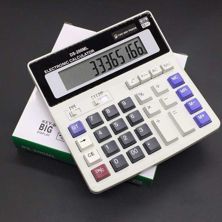DS-200计算器 12位数太阳能双重电源 多功能商务办公 理财计算器|ruв категории электронный словарь/электрический бумажных книг/канцелярские принадлежности, калькулятор - от Buy2taobao.com для оказания профессиональной услуги покупки агента Taobao