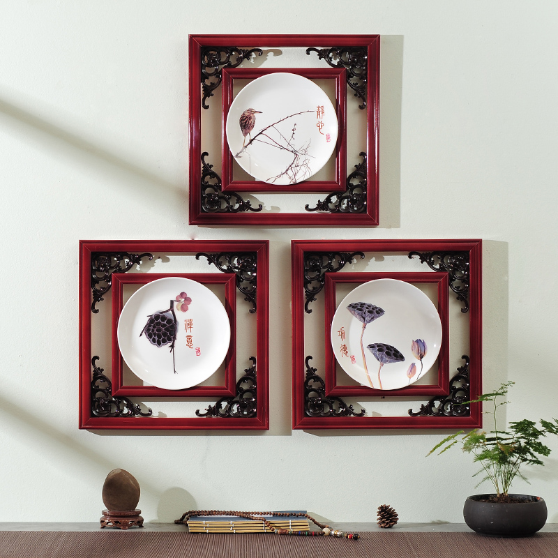 New Chinese style Entrance hallway metope ornament a living room Restaurant wall decorate Pendant TV backdrop Wall paintingsin the Home accessories , Mural  category - from Buy2taobao.com to provide professional Taobao agent buy service