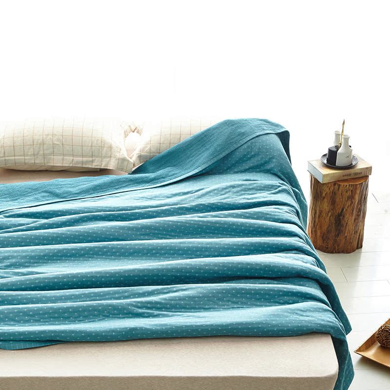 Combed Gauze AB Simplicity Japanese Cotton Blanket leisure time Nap blanket summer quilt Towelin the Bedclothes , Leisure blanket/Woolen blanket/Carpet category - from Buy2taobao.com to provide professional Taobao agent buy service