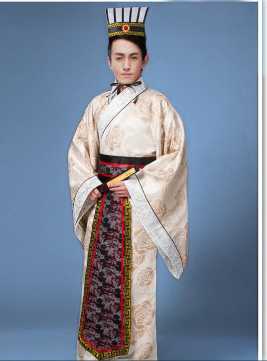 ancient costume Theatre Costume Movies shot prop clothing Tang costume Hanfu men's wear Three countries Zhuge Liang Costume adultin the Men's clothing, National costume category - from Buy2taobao.com to provide professional Taobao agent buy service