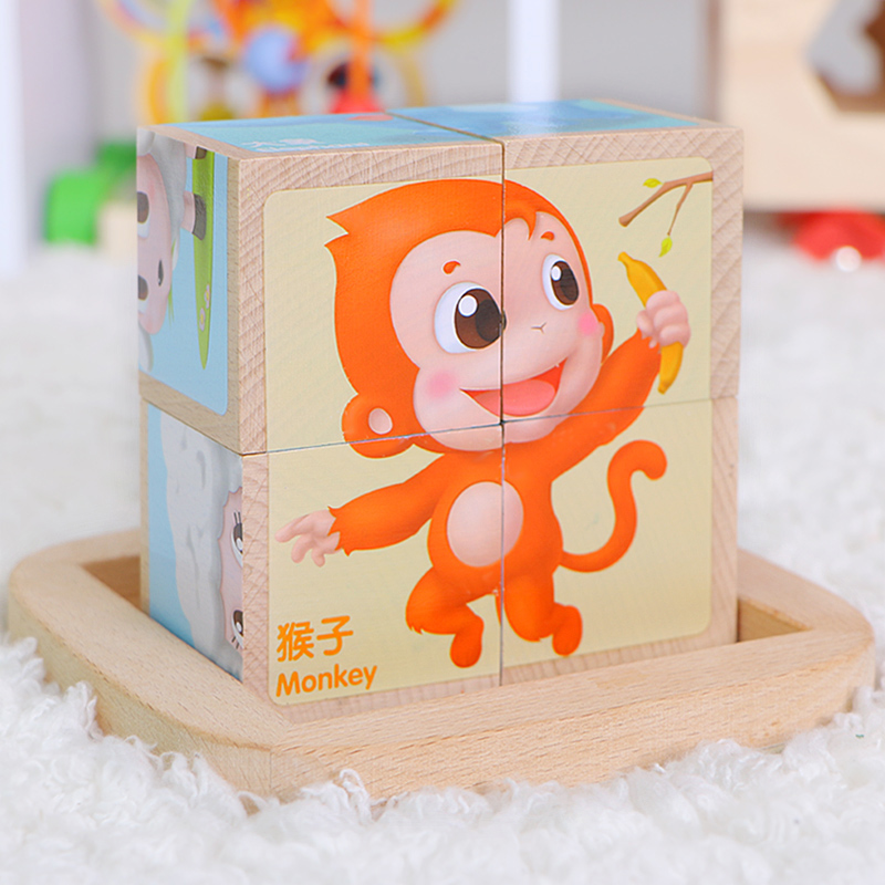 children Toys development intelligence baby 1-2 Week 3-4-6 wooden three-dimensional Jigsaw puzzle Six face painting Early education childin the Toy/Childs/Puzzle/Building block/Model , Beads/Jigsaw/Pair/Disassembly/Beat Toy , Jigsaw/Puzzle category - from Buy2taobao.com to provide professional Taobao agent buy service